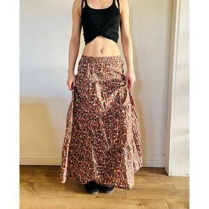 Vintage Floral Serengeti Maxi Skirt